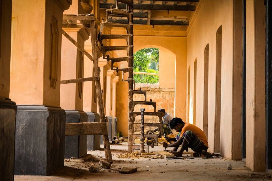 Mold damage in a home interior